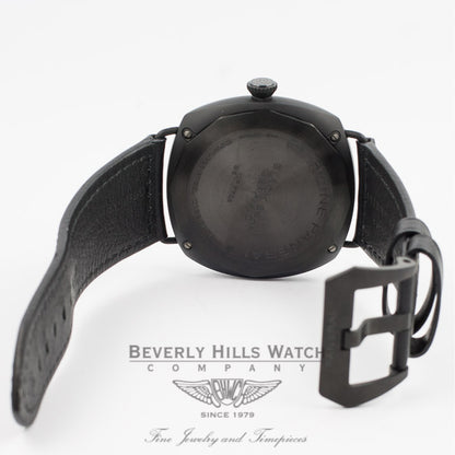 Panerai PAM00292 Radiomir 45mm Black Ceramic Case Black Dial Manual Wind Leather Strap Watch PAM292O Beverly Hills Watch Company Watch Store