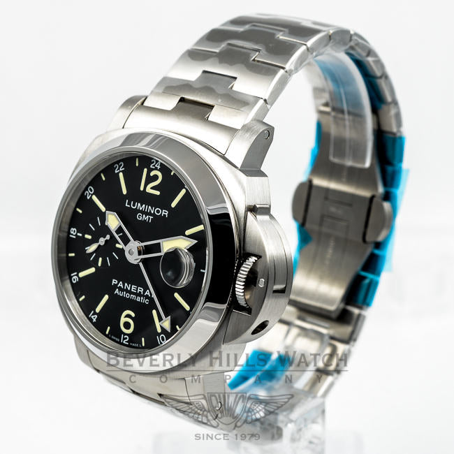 Panerai PAM00297 Luminor GMT 44mm Stainless Steel Beverly Hills Watch Company Watches