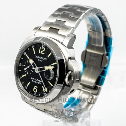 Panerai PAM00297 Luminor GMT 44mm Stainless Steel Beverly Hills Watch Company Watches
