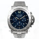 Panerai PAM00327 Luminor Daylight Titanium Chronograph Blue Dial Watch -PAM327- Beverly Hills Watch Company Watches