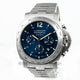Panerai PAM00327 Luminor Daylight Titanium Chronograph Blue Dial Watch -PAM327- Beverly Hills Watch Company Watches