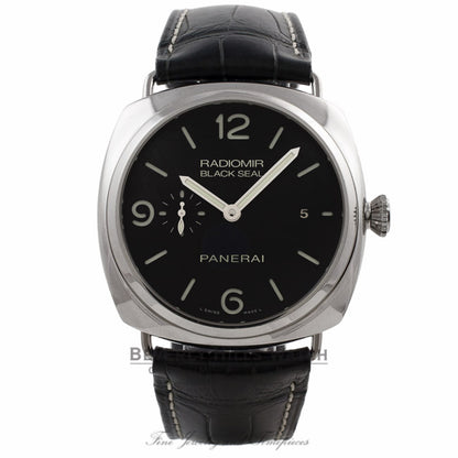 Panerai Radiomir 45mm 3 Day Power Reserve Automatic Black Dial PAM00388 WQ77EL  - Beverly Hills Watch Company Watch Store