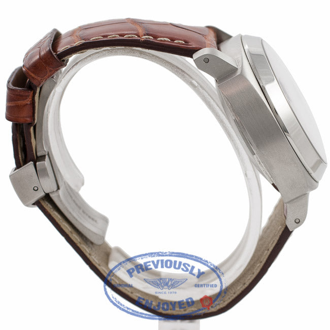 Panerai Luminor 40mm Power Reserve Black Stainless Steel PAM 125 E311IS - Beverly Hills Watch Company Watch Store