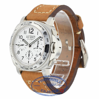 Panerai PAM188 Luminor Daylight 44mm Stainless Steel White Dial PAM00188 DQF6PL - Beverly Hills Watch
