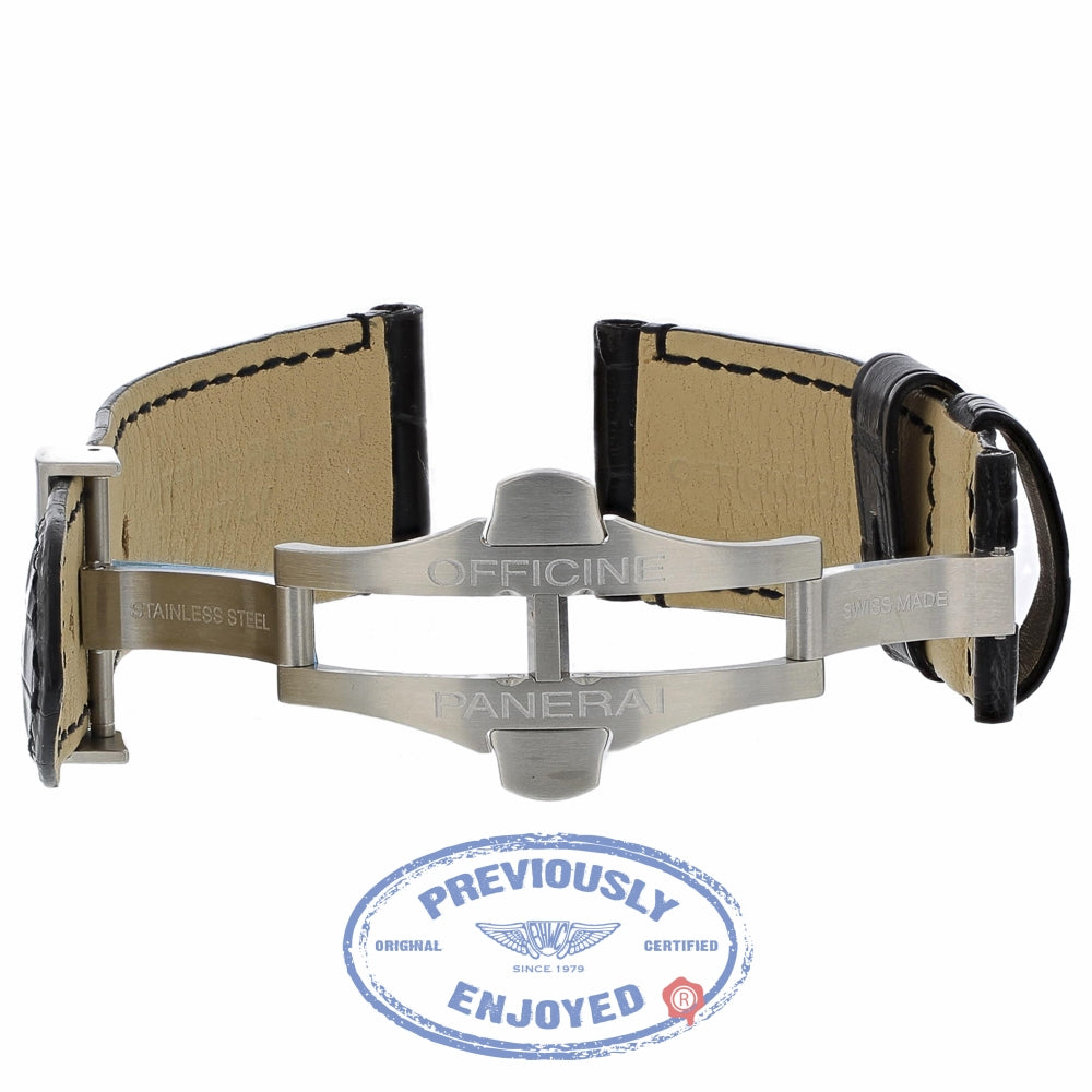 Panerai PAM188 Luminor Daylight 44mm Stainless Steel White Dial PAM00188 DQF6PL - Beverly Hills Watch