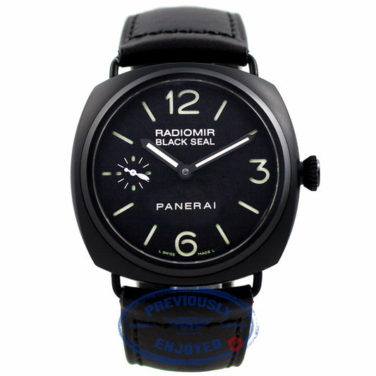 Panerai Radiomir Black Seal 45MM Black Ceramic PAM00292 - Beverly Hills Watch Company Watch Store