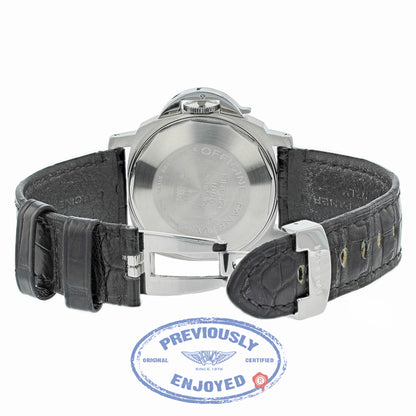 Panerai Luminor Marina Automatic 40mm Stainless Steel White Dial PAM00049 X5UAR1 - Beverly Hills Watch