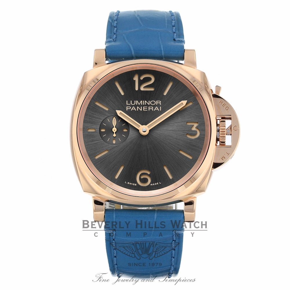Panerai Luminor Due Oro Rosso 42mm 18k Rose Gold PAM00677 Z0MC10 - Beverly Hills Watch