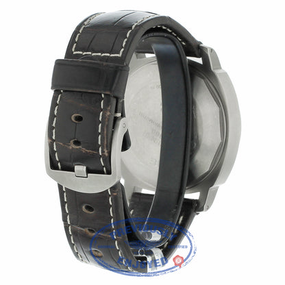 Panerai PAM 89 GMT Luminor Anthrecite Dial Titanium 44mm PAM00089 ZLURXZ - Beverly Hills Watch Company