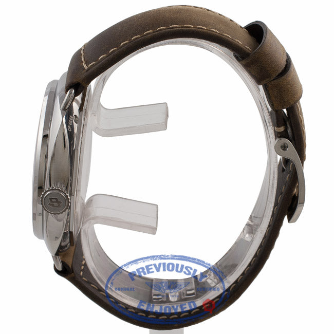 Panerai Radiomir Black Seal 45MM Stainless Steel Brown Leather Strap PAM00183 92NC39 - Beverly Hills Watch Company Watch Store