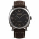 Panerai Radiomir 1940 3 Days Titanium 45MM Brown Dial Brown Leather Strap PAM00619 MN1ECH - Beverly Hills Watch Company Watch Store