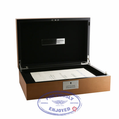 Panerai Radiomir 3 Days Acciaio Brevettato Manual Wind 47mm Stainless Steel Brown Dial and Strap PAM00687 8LTQMM - Beverly Hills Watch