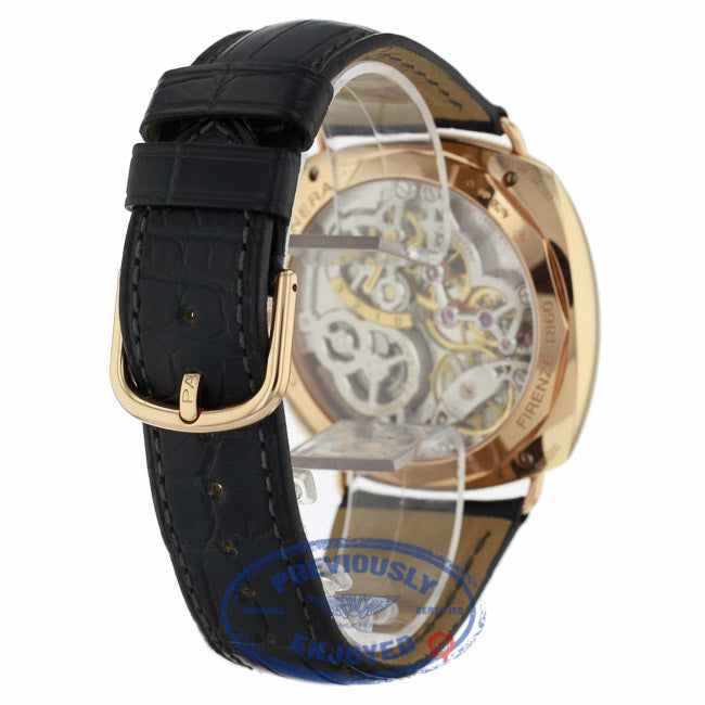 Panerai Radiomir 47mm GMT Oro Rosso Blue Dial PAM00598 28Q19A - Beverly Hills Watch Company