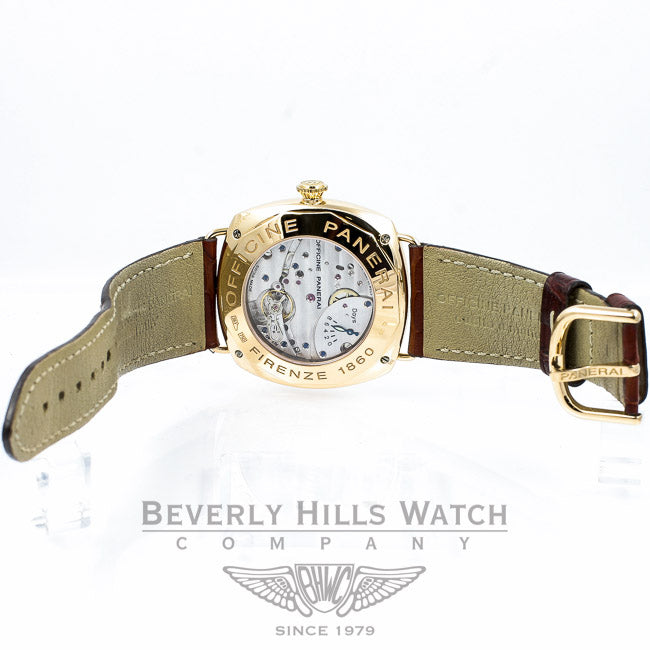 Panerai Radiomir 8 Day Power Reserve Rose Gold Watch PAM00197 Beverly Hills Watch Company