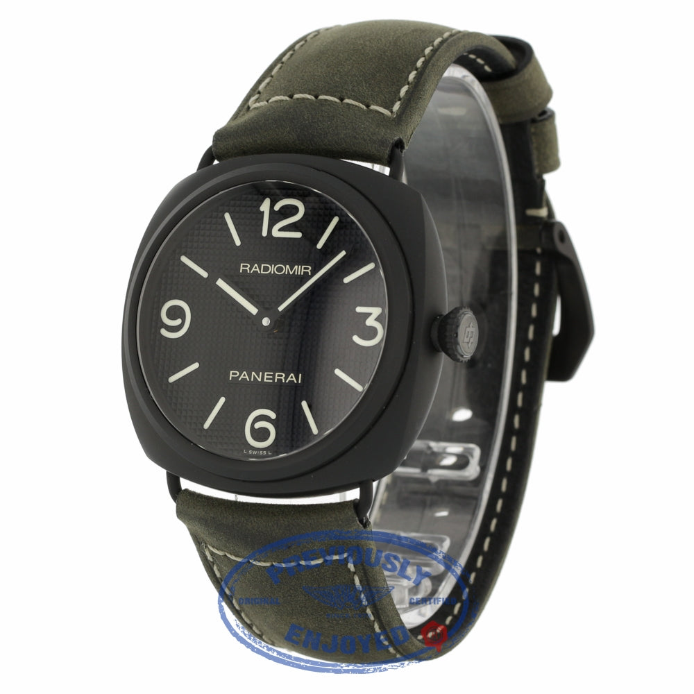 Panerai Radiomir Ceramica Black Dial Matte Ceramic PAM00643 X0CMR2 - Beverly Hills Watch