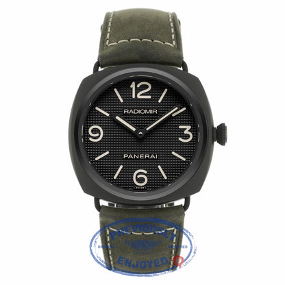 Panerai Radiomir Ceramica Black Dial Matte Ceramic PAM00643 X0CMR2 - Beverly Hills Watch