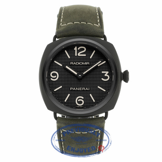 Panerai Radiomir Ceramica Black Dial Matte Ceramic PAM00643 X0CMR2 - Beverly Hills Watch