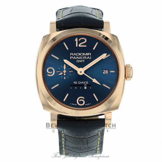 Panerai Radiomir 1940 10 Days GMT Automatic Oro Rosso 45mm PAM00659 - Beverly Hills Watch