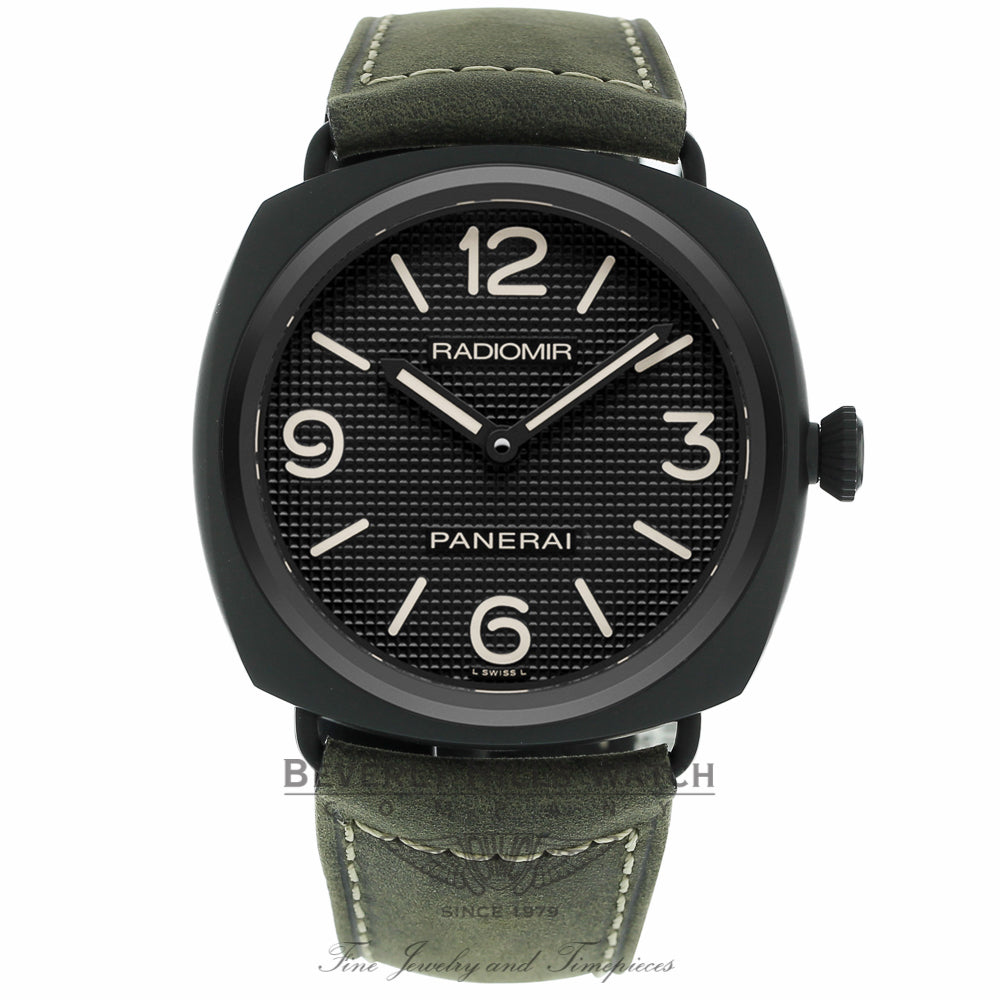 Panerai Radiomir Ceramica Black Dial Matte Ceramic PAM00643 6UF141 - Beverly Hills Watch