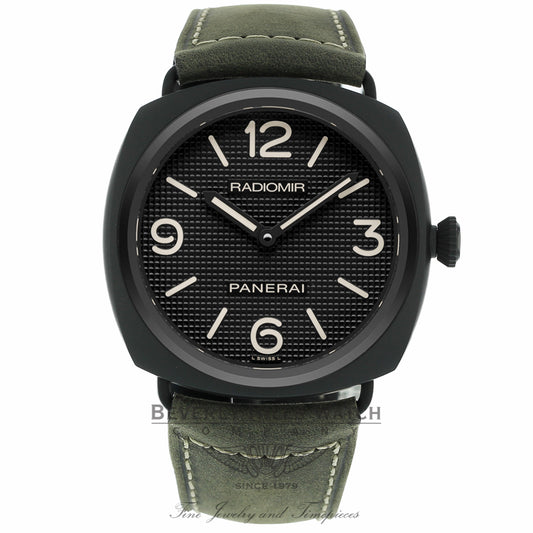 Panerai Radiomir Ceramica Black Dial Matte Ceramic PAM00643 6UF141 - Beverly Hills Watch