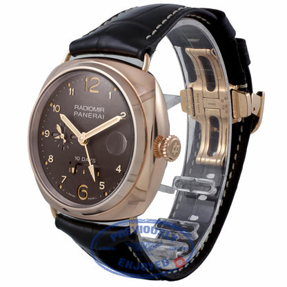 Panerai 10 Days GMT Oro Rosso Automatic Rose Gold PAM00497 QPV72R - Beverly Hills Watch Company