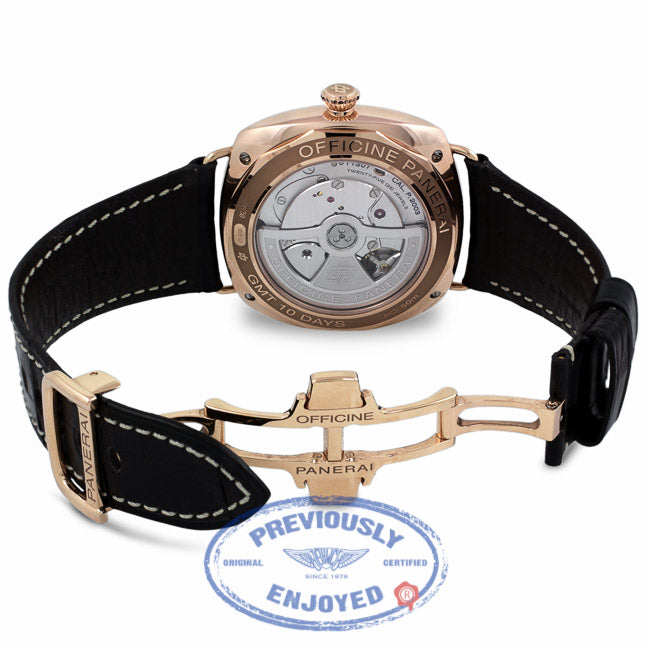 Panerai 10 Days GMT Oro Rosso Automatic Rose Gold PAM00497 QPV72R - Beverly Hills Watch Company