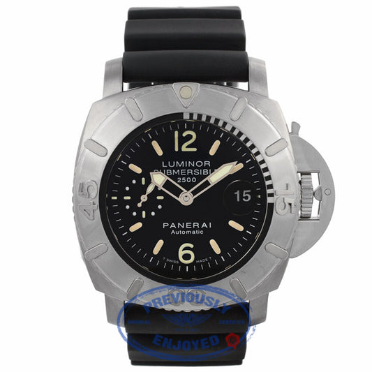 Panerai Submersible 2500M 47mm Titanium Case/Bezel White Gold Markers on Bezel Limited Edition PAM00194 LNFPAY - Beverly Hills Watch Company Watch Store Watch Store