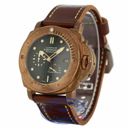 Panerai Luminor Submersible 1950 Bronzo 47mm Power Green Dial PAM00507  - Beverly Hills Watch Company