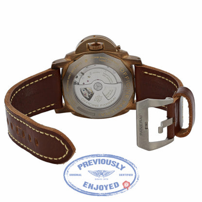 Panerai Luminor Submersible 1950 Bronzo 47mm Power Green Dial PAM00507  - Beverly Hills Watch Company