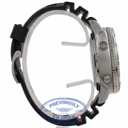 Panerai Submersible Limited Edition Stainless Steel Chronograph Black Dial Black Rubber Strap PAM00187 7R4UV0 - Beverly Hills Watch Company Watch Store