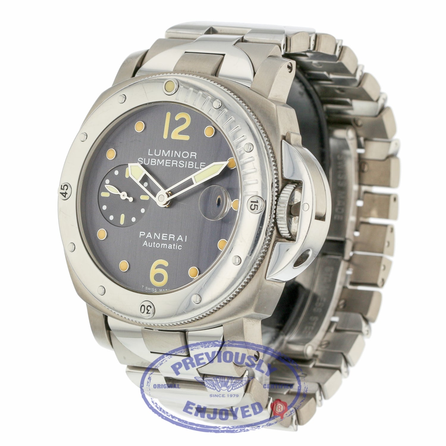 Panerai Submersible PAM170 44mm Titanium Stainless Steel Slate Dial PAM00170 XA9D68 - Beverly Hills Watch