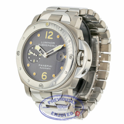 Panerai Submersible PAM170 44mm Titanium Stainless Steel Slate Dial PAM00170 XA9D68 - Beverly Hills Watch