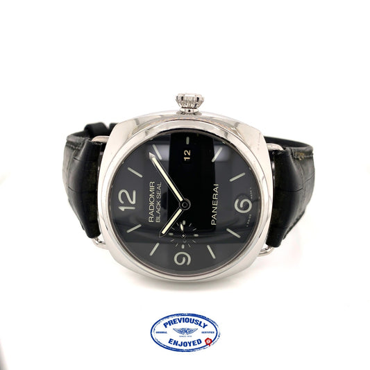 Panerai Radiomir 45mm 3 Day Power Reserve Automatic Black Dial PAM00388 WQ77EL