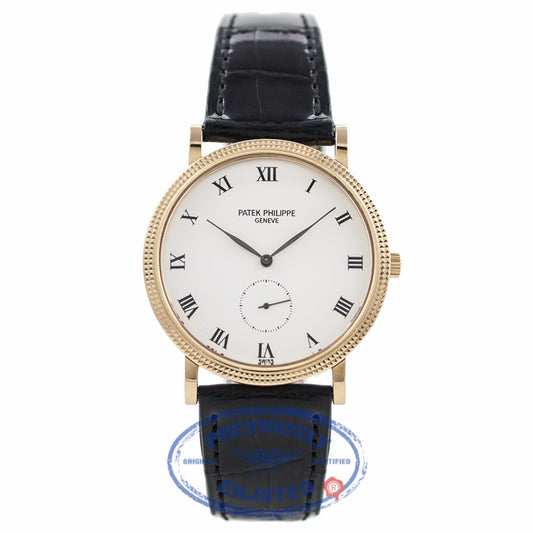 Patek Philippe Calatrava 33mm Hand Wound 18K Yellow Gold 3919J UQW34Z - Beverly Hills Watch Company Watch Store