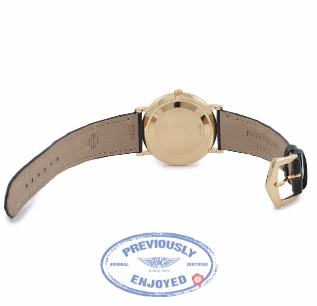 Patek Philippe Calatrava 33mm Hand Wound 18K Yellow Gold 3919J UQW34Z - Beverly Hills Watch Company Watch Store