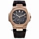 Patek Philippe Nautilus Rose Gold Power Reserve Moon Phases 5712r M5MF3M - Beverly Hills Watch Company