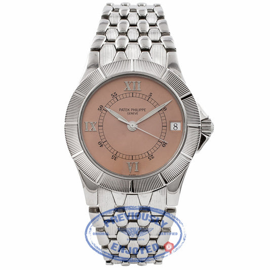 Patek Philippe Neptune Salmon Dial Stainless Steel 5080 CGKWQ4 - Beverly Hills Watch Company Watch Store
