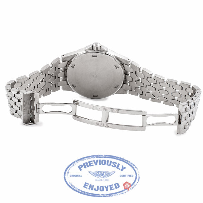 Patek Philippe Neptune Salmon Dial Stainless Steel 5080 CGKWQ4 - Beverly Hills Watch Company Watch Store