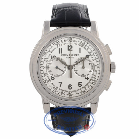 Patek Philippe 18K White Gold Chronograph  5070G L0F0Y9 - Beverly Hills Watch Company Watch Store