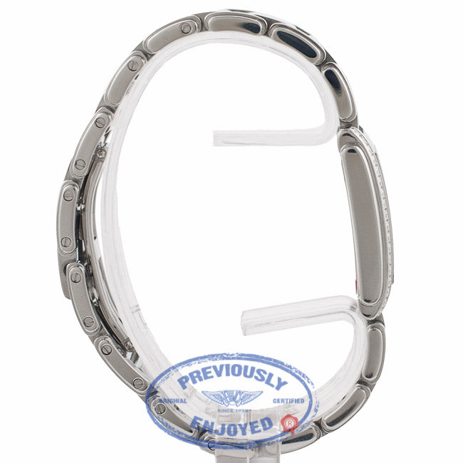 Patek Philippe Twenty-4 Ladies Stainless Steel White Diamond Dial Diamond Bezel 4910/10A M5BXTD - Beverly Hills Watch Company Watch Store