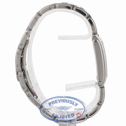 Patek Philippe Twenty-4 Ladies Stainless Steel White Diamond Dial Diamond Bezel 4910/10A M5BXTD - Beverly Hills Watch Company Watch Store