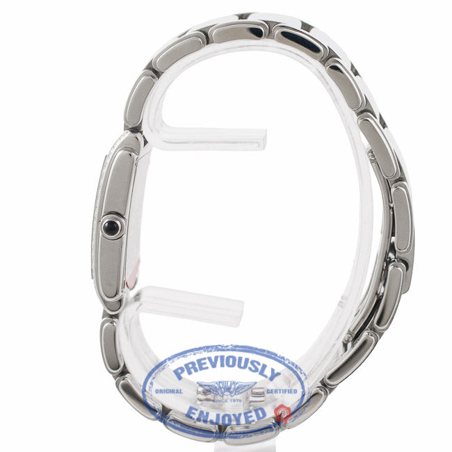 Patek Philippe Twenty-4 Ladies Stainless Steel White Diamond Dial Diamond Bezel 4910/10A M5BXTD - Beverly Hills Watch Company Watch Store