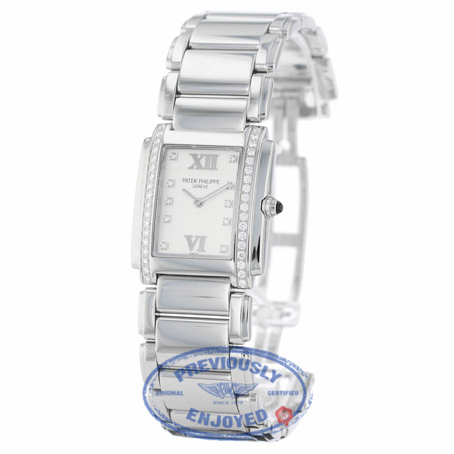 Patek Philippe Twenty-4 Diamond Stainless Steel Watch 4910/010 H5N5KV - Beverly Hills Watch Company