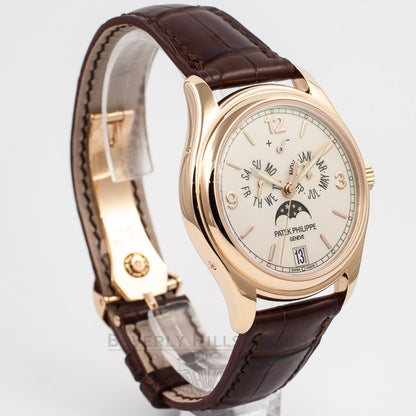 Patek Philippe 5146R-001 Rose Gold Annual Calendar Moon Phase Power Reserve 39mm Watch Beverly Hills Watch Company Watch Store
