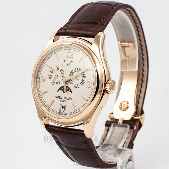 Patek Philippe 5146R-001 Rose Gold Annual Calendar Moon Phase Power Reserve 39mm Watch Beverly Hills Watch Company Watch Store