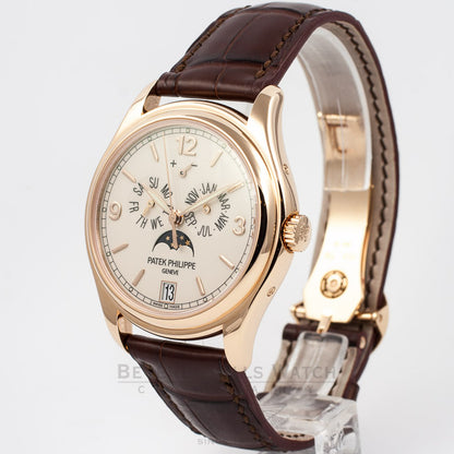 Patek Philippe 5146R-001 Rose Gold Annual Calendar Moon Phase Power Reserve 39mm Watch Beverly Hills Watch Company Watch Store