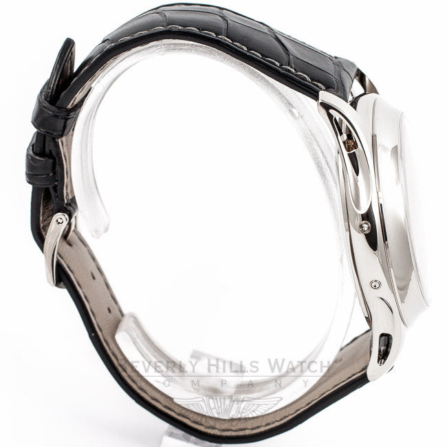 Patek Philippe 5205G 40mm Annual Calendar MoonPhase 24 Hour Sub Dial White Gold Case Automatic Watch 5205 Beverly Hills Watch Company Watch Store