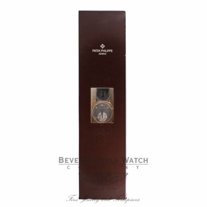Patek Philippe Rose Gold Case Annual Calendar Chronograph Slate Dial 5960R-001 F5J4VD - Beverly hills Watch Company Watch Store