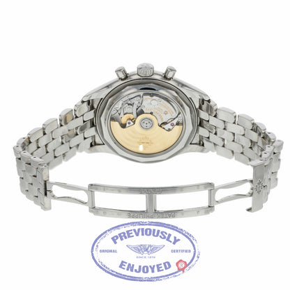 Patek Philippe Annual Calendar Chronograph 40.5mm Stainless Steel Silver Dial 5960/1A-001 D48PXV - Beverly Hills Watch Company