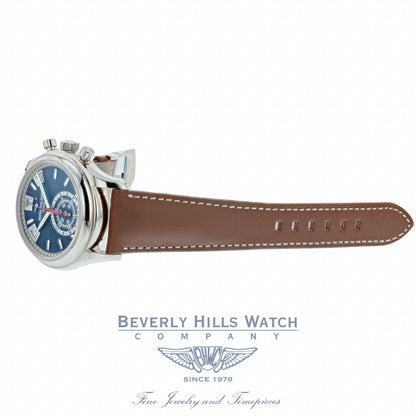Patek Philippe White Gold Annual Calendar Chronograph Blue Dial 40.5mm 5960/01g-001 1AQVF6 - Beverly hills Watch Company